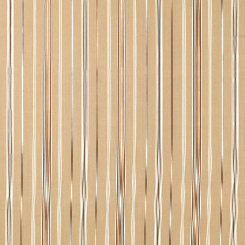 237721 Latimer Stripe Clay/Bark Sabu Stripes & Ikats Fabric by Sanderson