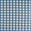 Odisha Check Indigo/Madder Sabu Stripes & Ikats Fabric by Sanderson