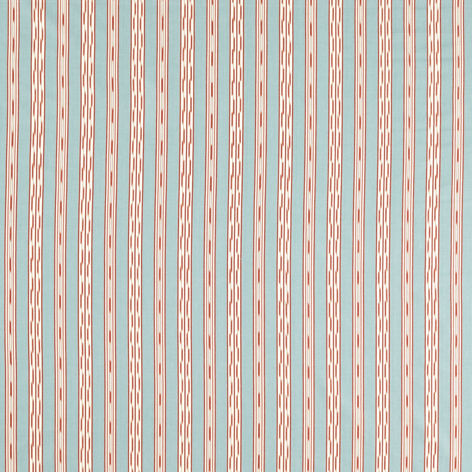 237725 Jamandi Stripe Mineral/Coral Sabu Stripes & Ikats Fabric by Sanderson