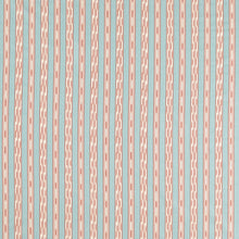 237725 Jamandi Stripe Mineral/Coral Sabu Stripes & Ikats Fabric by Sanderson