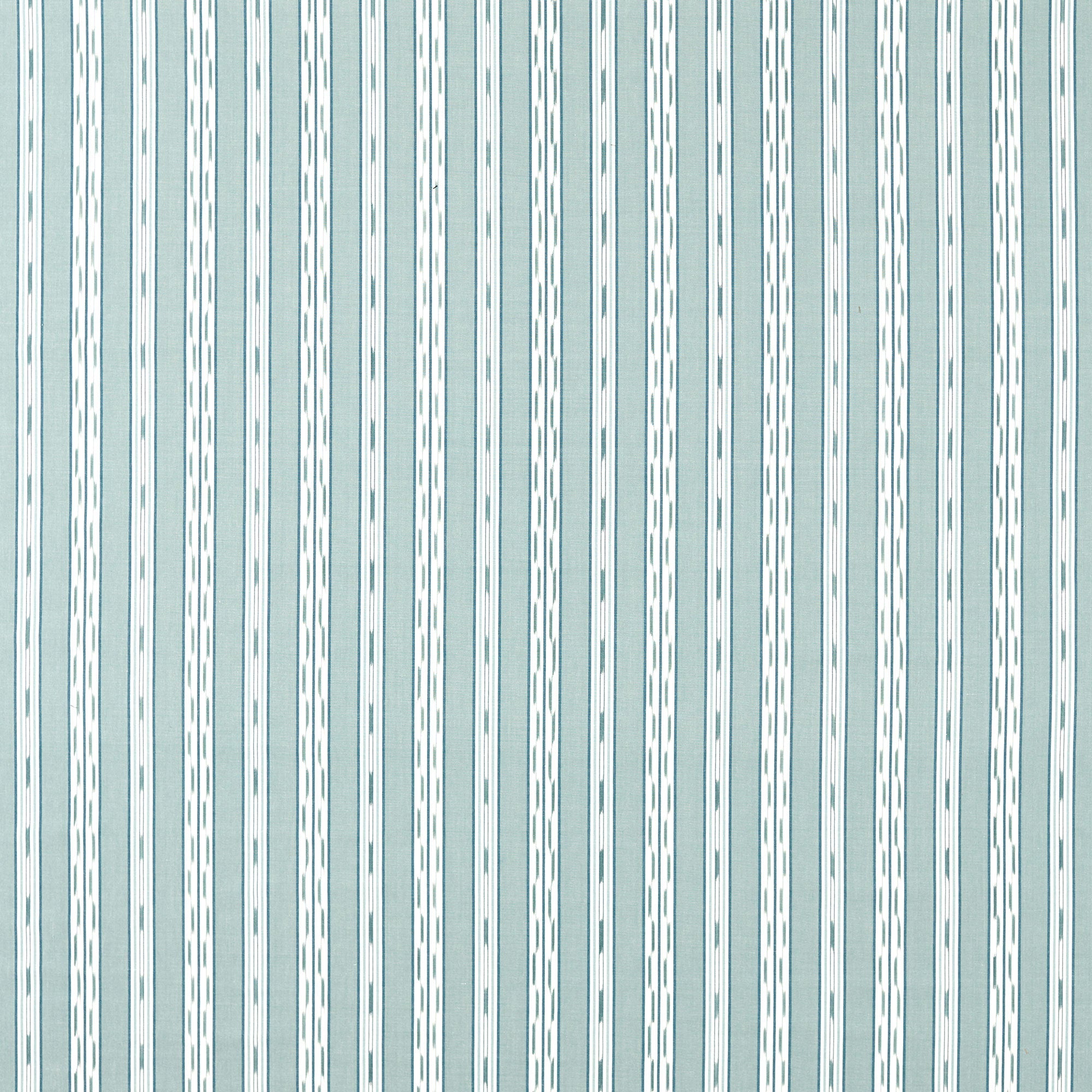 237727 Jamandi Stripe Porcelain/Blue Sabu Stripes & Ikats Fabric by Sanderson