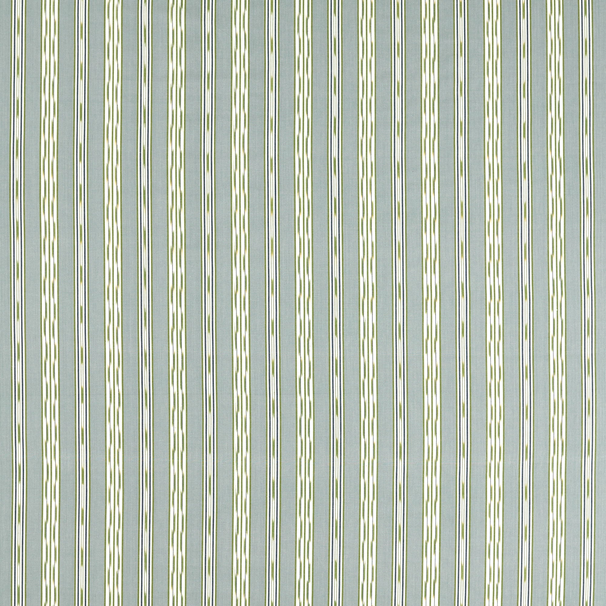 237729 Jamandi Stripe Mineral Blue/Green Sabu Stripes & Ikats Fabric by Sanderson