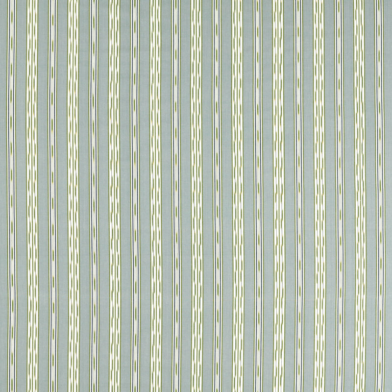 237729 Jamandi Stripe Mineral Blue/Green Sabu Stripes & Ikats Fabric by Sanderson