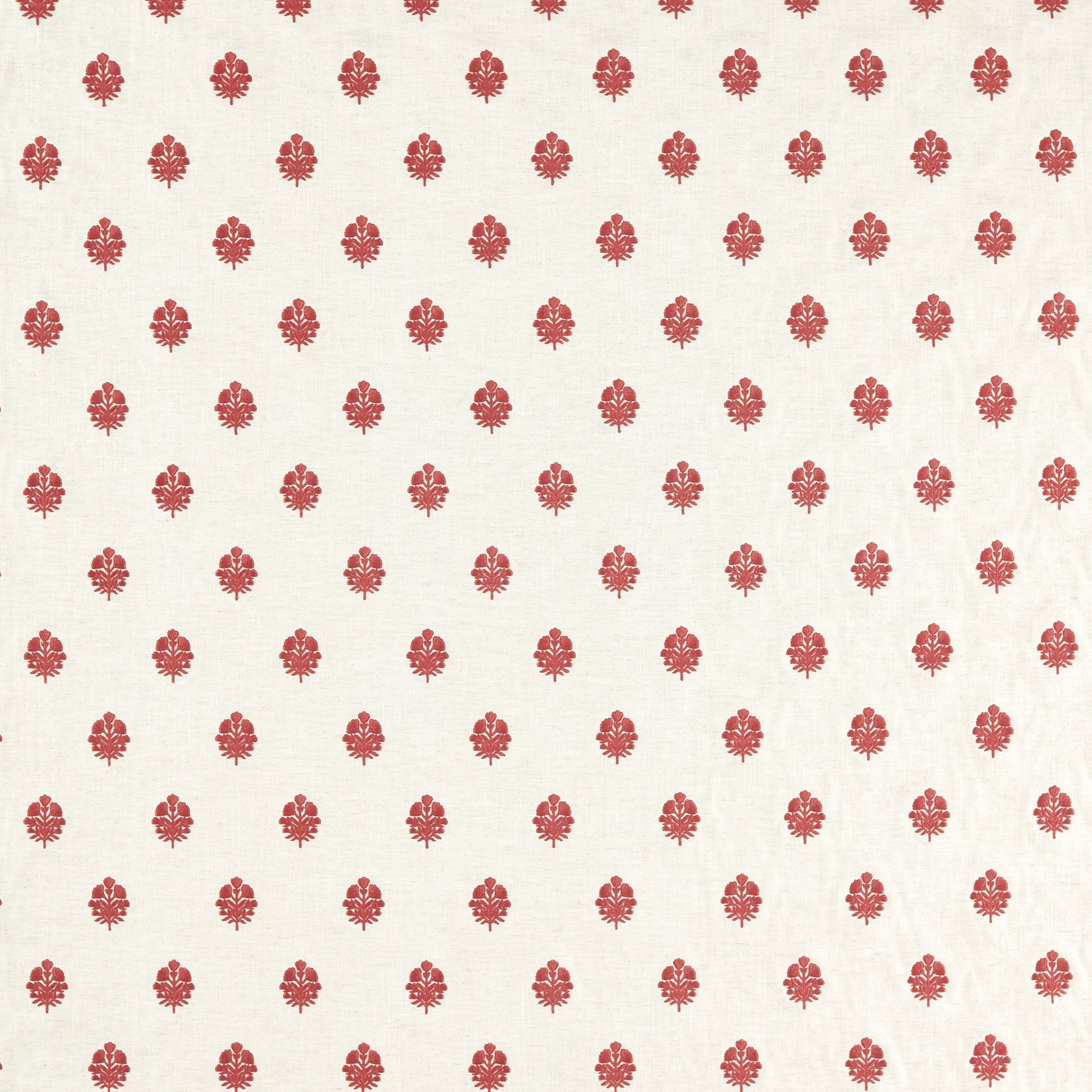 237735 Lavanga Madder Sabu Stripes & Ikats Fabric by Sanderson