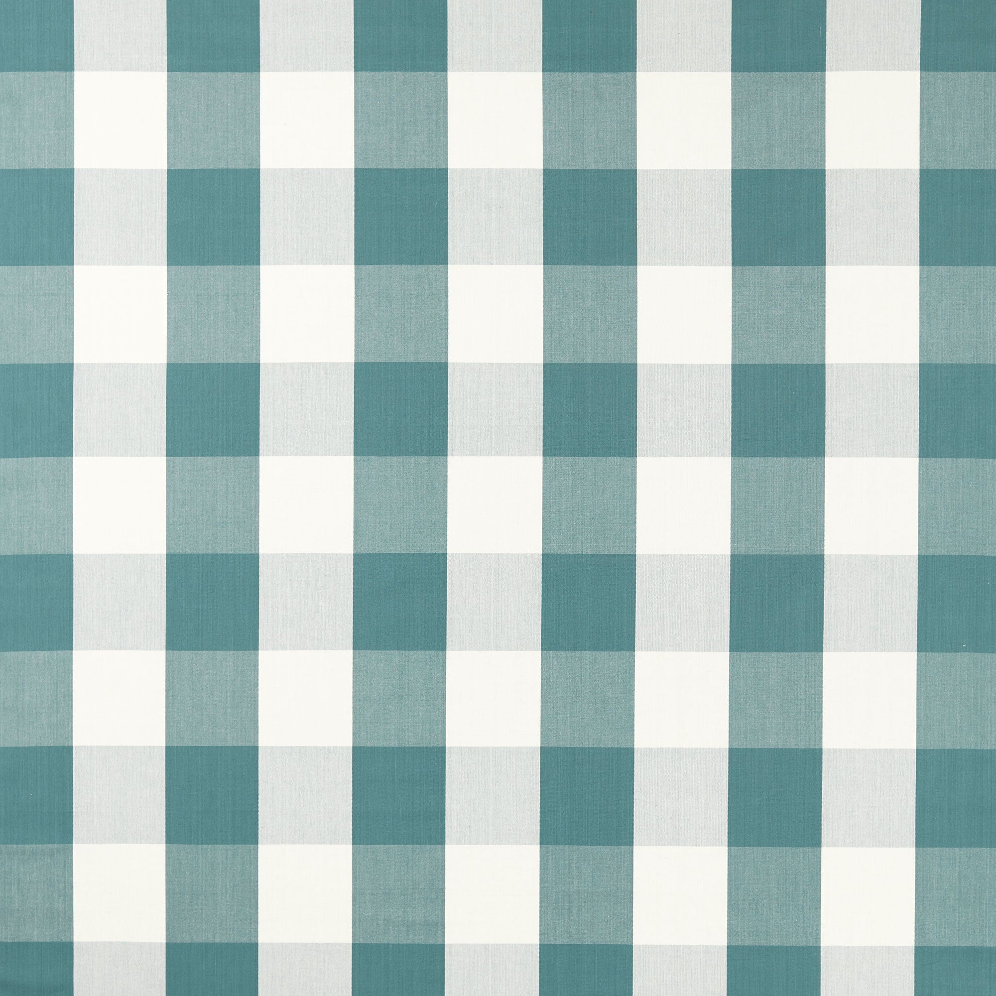237739 Madras Check Teal Sabu Stripes & Ikats Fabric by Sanderson