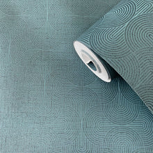 DT-FA3004 Zen Boutique Lustre Blue Wallpaper by Galerie