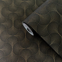 DT-FA3005 Zen Boutique Lustre Bronze Brown Wallpaper by Galerie
