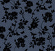 Flutter Vine Blue & Black After Eight Wallpaper by York Wallcoverings