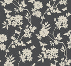DT5025 Flutter Vine Grey After Eight Wallpaper by York Wallcoverings