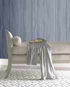 DT5031 Fantasy Faux Bois Blue & Silver After Eight Wallpaper by York Wallcoverings