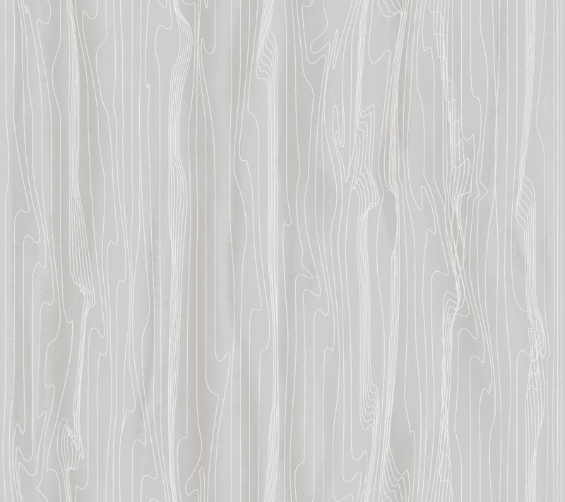 DT5034 Fantasy Faux Bois Grey & White After Eight Wallpaper by York Wallcoverings