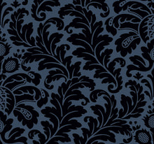 DT5042 Modern Romance Navy After Eight Wallpaper by York Wallcoverings