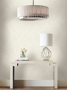 DT5043 Modern Romance White After Eight Wallpaper by York Wallcoverings