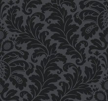 DT5044 Modern Romance Black After Eight Wallpaper by York Wallcoverings