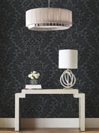 DT5044 Modern Romance Black After Eight Wallpaper by York Wallcoverings