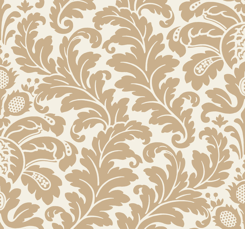 DT5045 Modern Romance Gold Metallic After Eight Wallpaper by York Wallcoverings