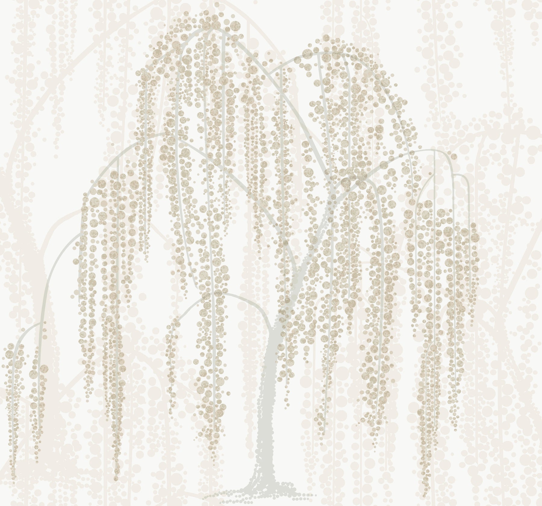 DT5061 Willow Glow Neutral After Eight Wallpaper by York Wallcoverings