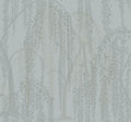 Willow Glow Smokey Blue After Eight Wallpaper by York Wallcoverings