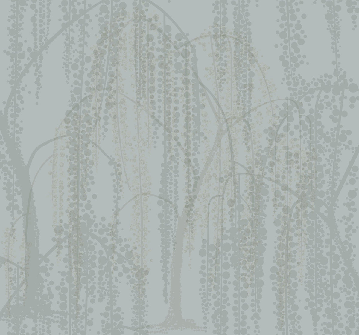 DT5063 Willow Glow Smokey Blue After Eight Wallpaper by York Wallcoverings