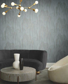 DT5063 Willow Glow Smokey Blue After Eight Wallpaper by York Wallcoverings