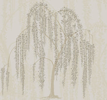 DT5064 Willow Glow Light Taupe After Eight Wallpaper by York Wallcoverings