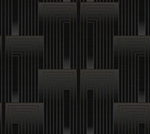 DT5072 Vanishing Black & Copper After Eight Wallpaper by York Wallcoverings