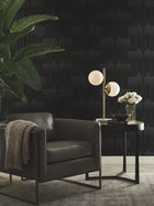 DT5072 Vanishing Black & Copper After Eight Wallpaper by York Wallcoverings