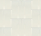 DT5074 Vanishing Dusty Blue & Silver After Eight Wallpaper by York Wallcoverings