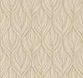 Palma Taupe & Silver After Eight Wallpaper by York Wallcoverings