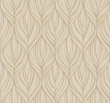DT5082 Palma Taupe & Silver After Eight Wallpaper by York Wallcoverings