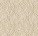Palma Taupe & Silver After Eight Wallpaper by York Wallcoverings