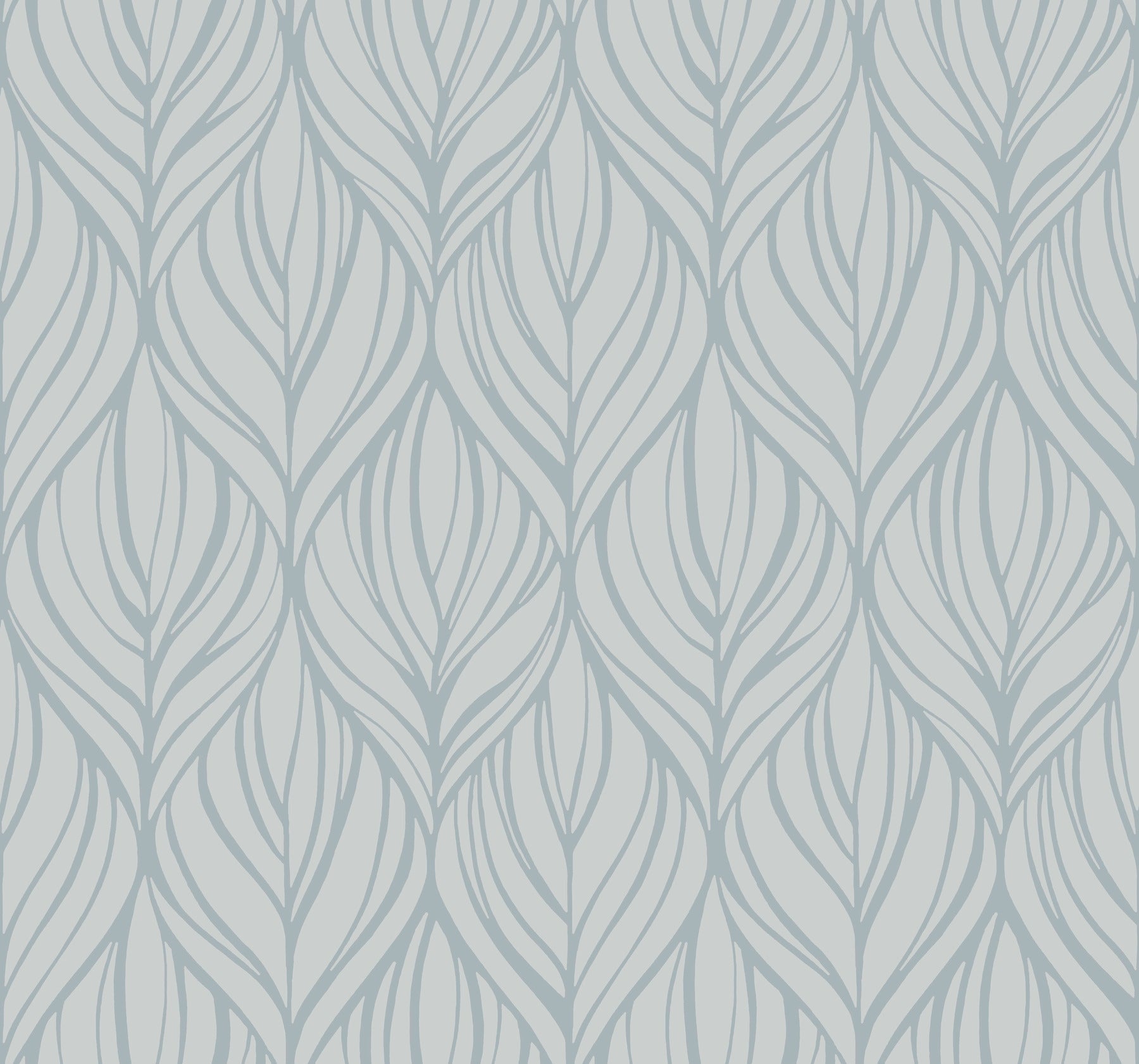 DT5083 Palma Blue & Silver After Eight Wallpaper by York Wallcoverings