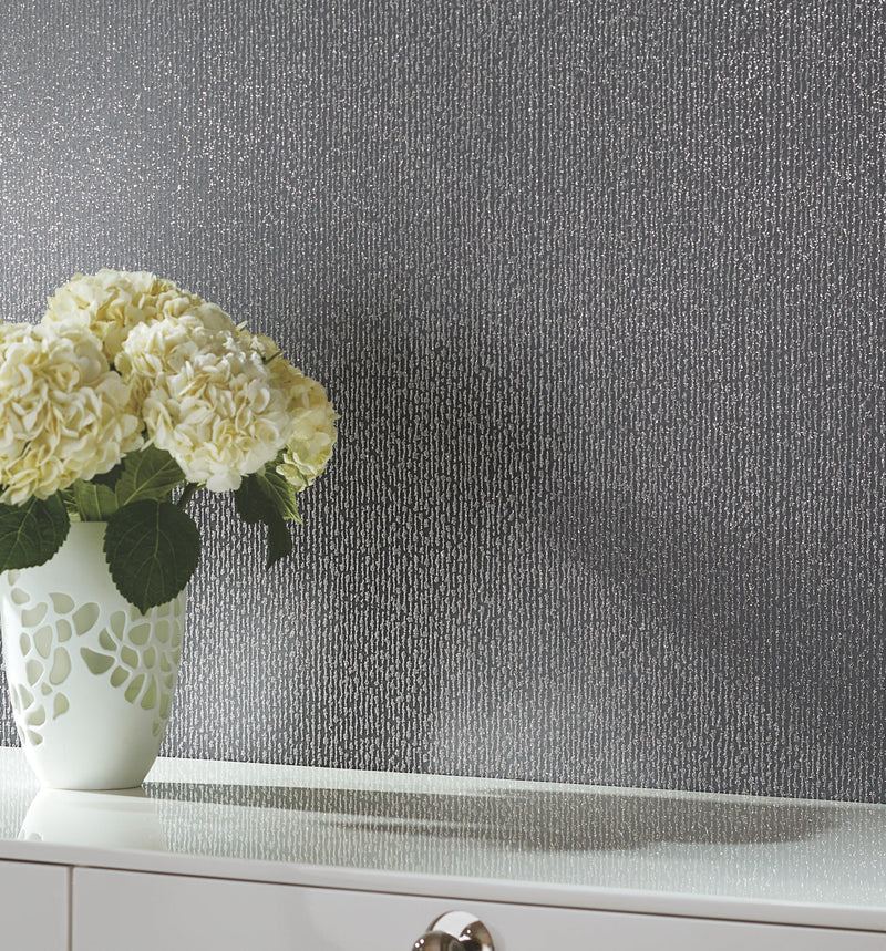 DT5092 Dazzle Charcoal After Eight Wallpaper by York Wallcoverings