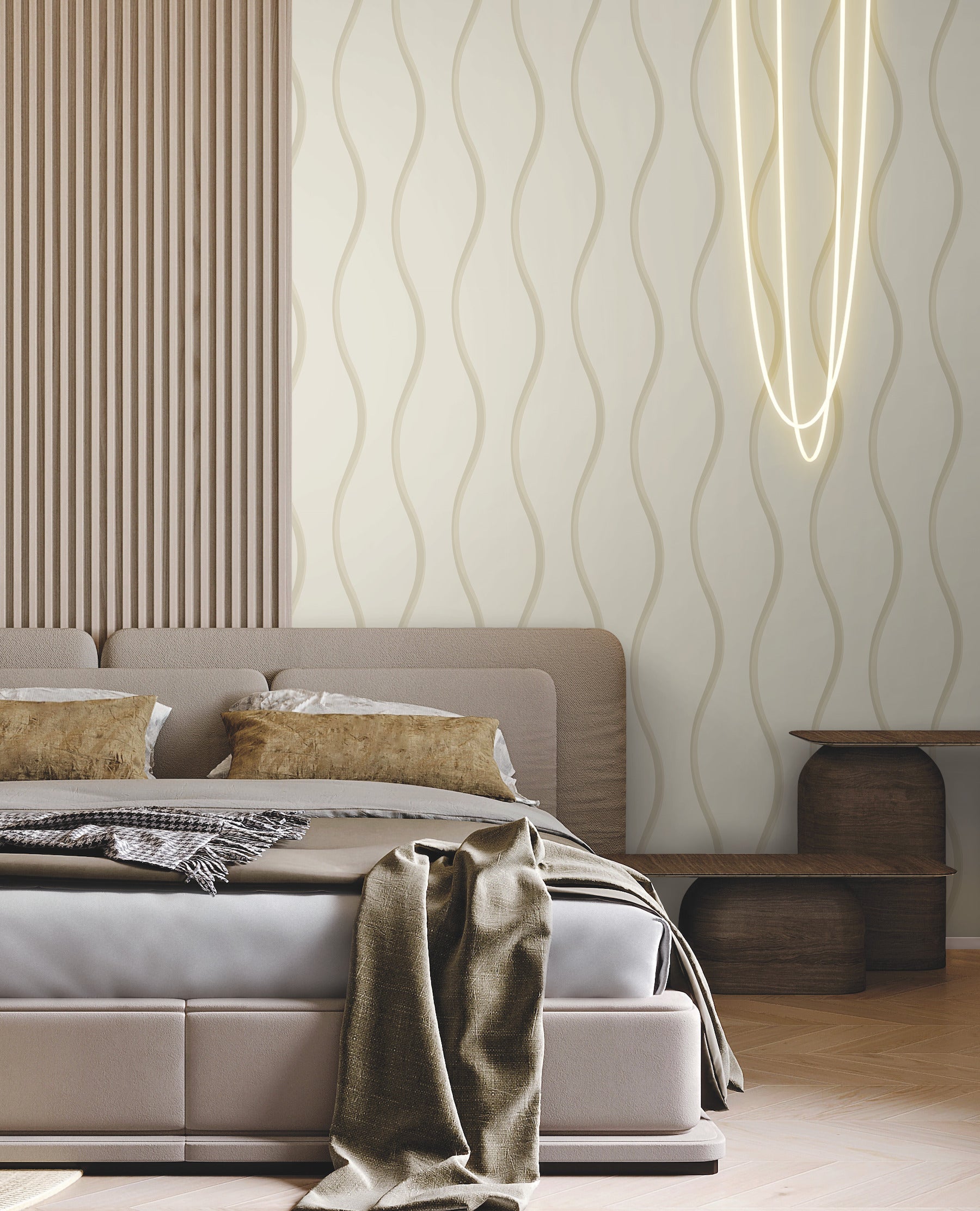 DT5111 Unfurl Neutral After Eight Wallpaper by York Wallcoverings