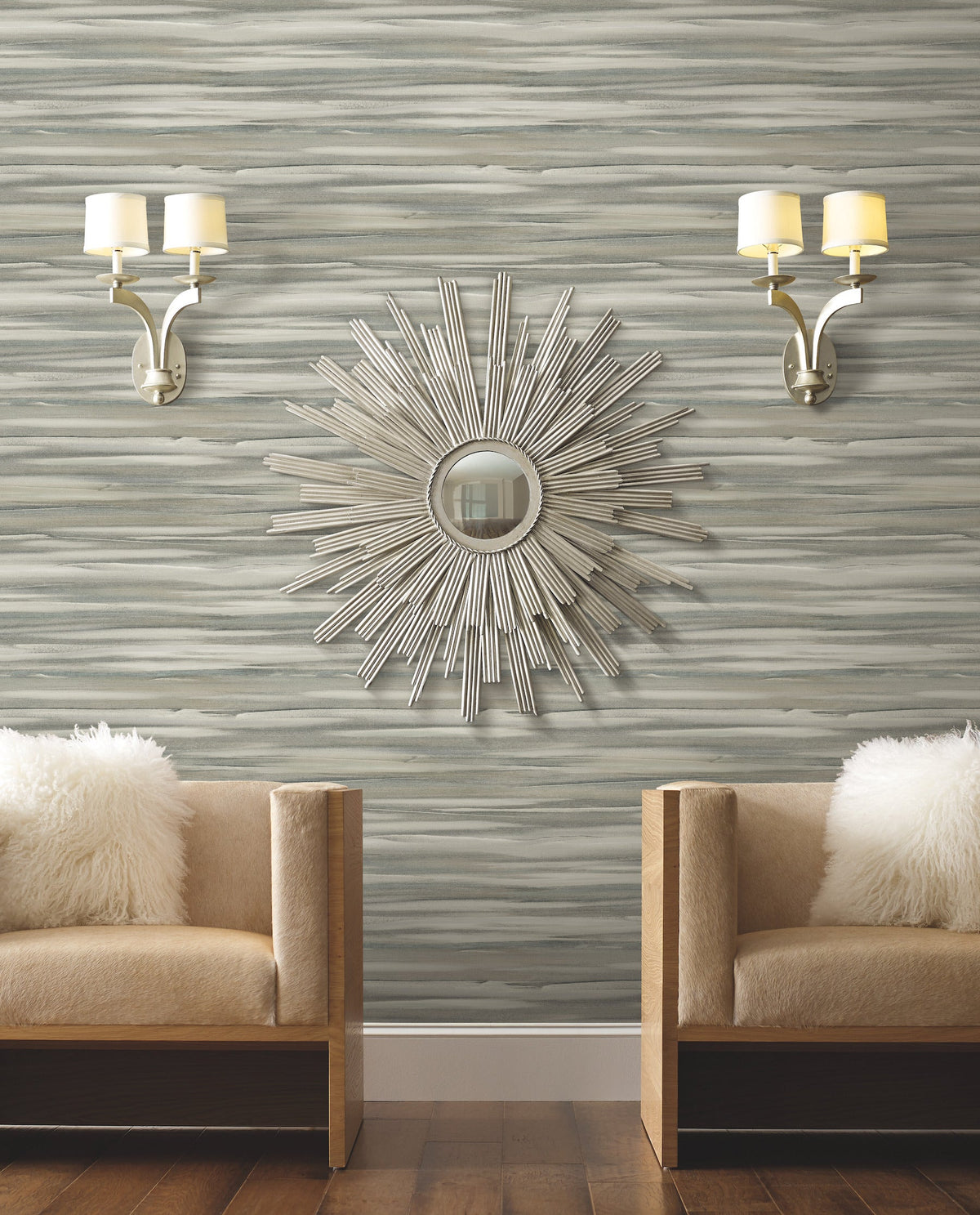 DT5126 Sanctuary Green After Eight Wallpaper by York Wallcoverings