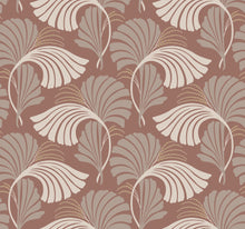 DT5131 Dancing Leaves Tan After Eight Wallpaper by York Wallcoverings