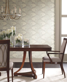 DT5135 Dancing Leaves Neutral After Eight Wallpaper by York Wallcoverings