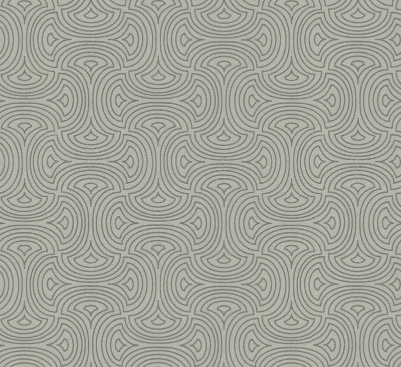 DT5144 Hourglass Silver After Eight Wallpaper by York Wallcoverings