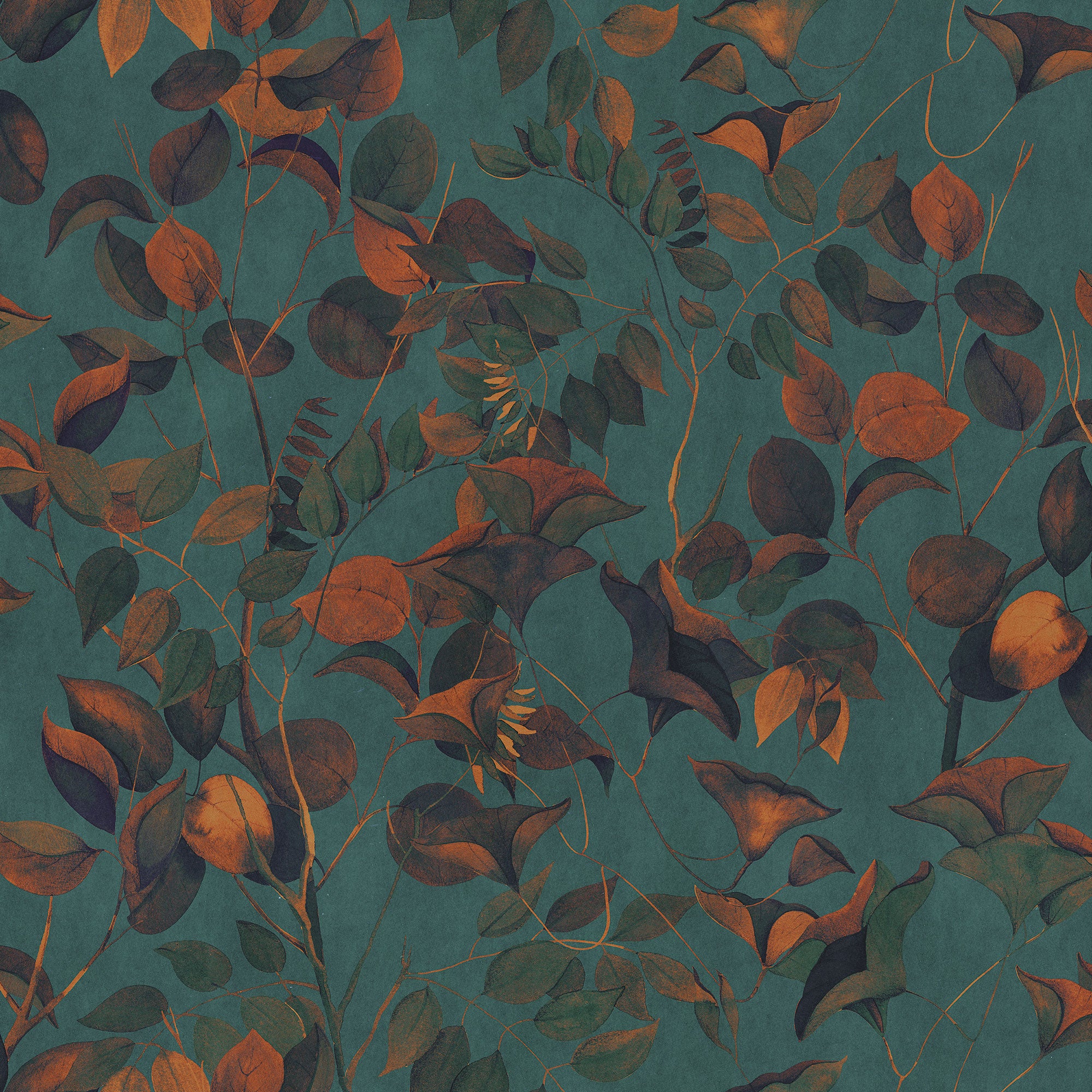 DW2008 Nature Leaves Designer Walls Wallpaper By Galerie