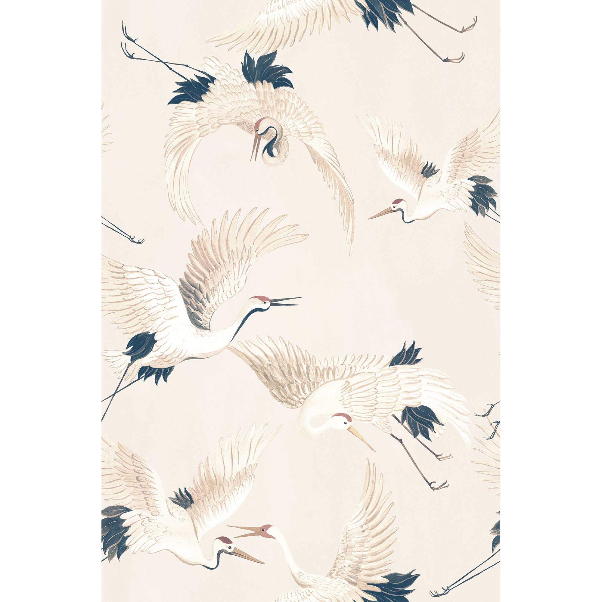 DW2018 Cranes Designer Walls Wallpaper By Galerie