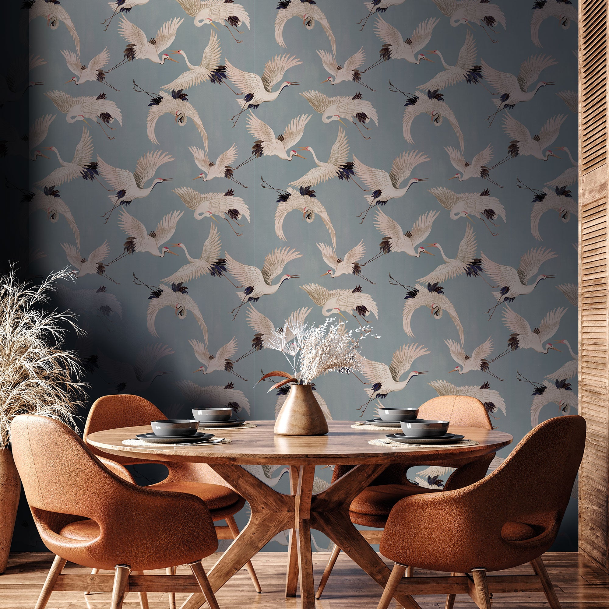 DW2019 Cranes Designer Walls Wallpaper By Galerie