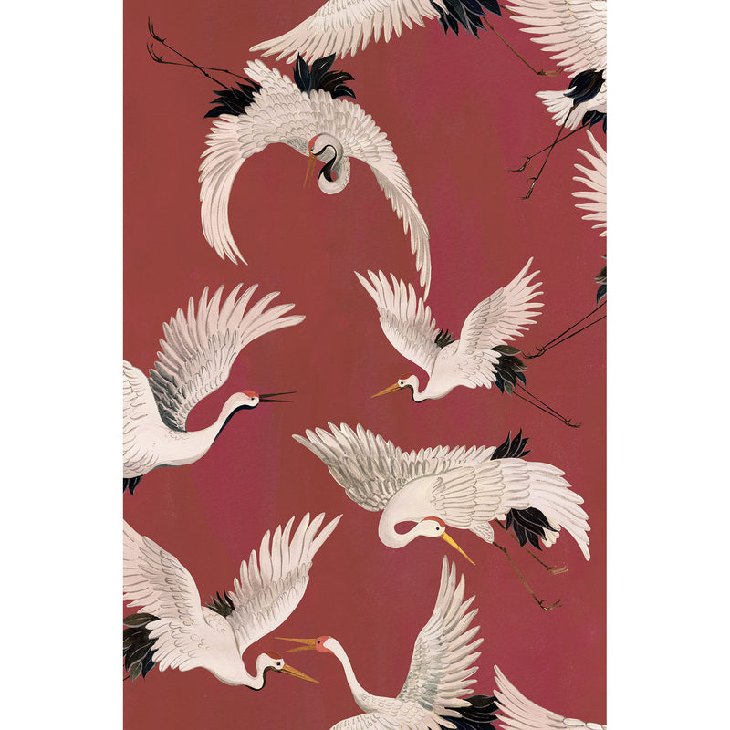 DW2021 Cranes Designer Walls Wallpaper By Galerie