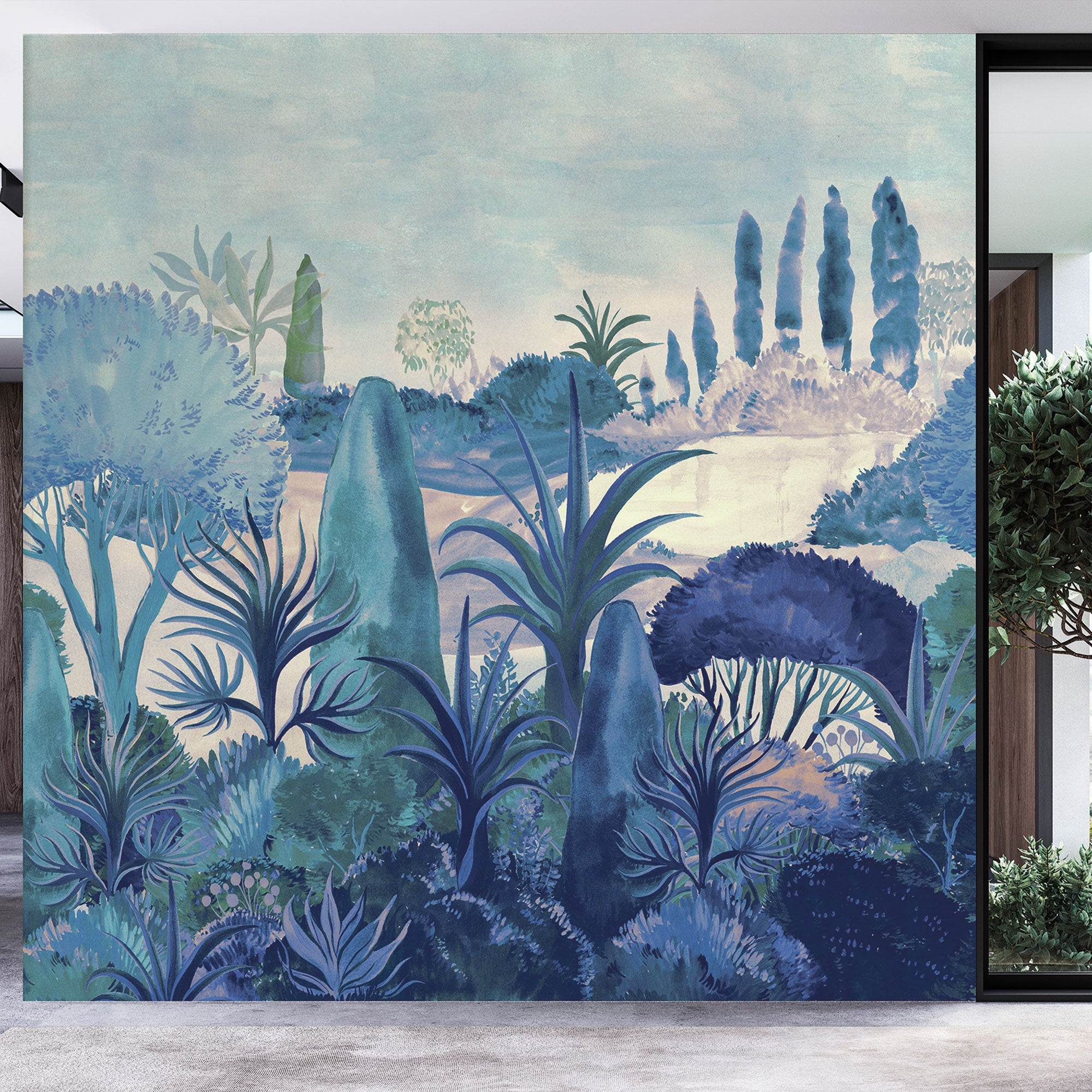 DW2029 Botanical Landscape Designer Walls Wallpaper By Galerie