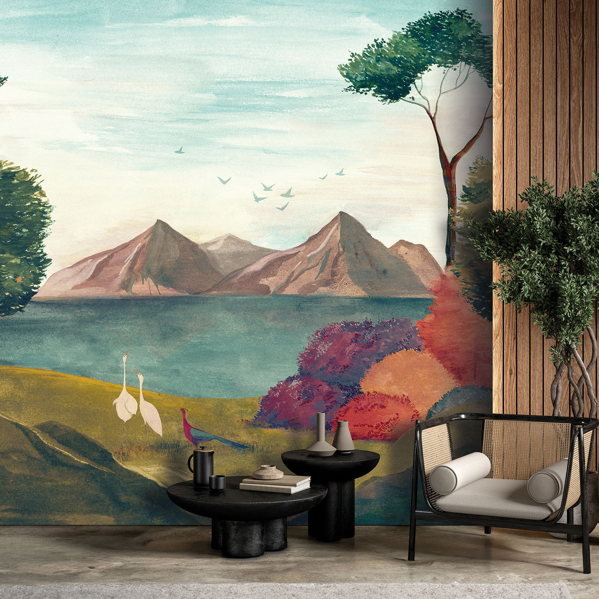 Oriental Landscape Designer Walls Mural By Galerie