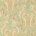Voyaging Koi Water Garden Wallpaper by Sanderson