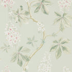 215710 Chestnut Tree Country Woodland Seaspray and Peony Wallpaper by Sanderson