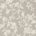 Magnolia & Pomegranate Silver and Linen Wallpaper by Sanderson
