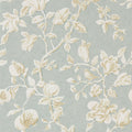 Magnolia & Pomegranate Grey Blue and Parchment Wallpaper by Sanderson