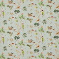 Woodland Chorus Arboretum Sky Blue Multi Fabric by Sanderson