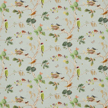 225509 Woodland Chorus Arboretum Sky Blue Multi Fabric by Sanderson
